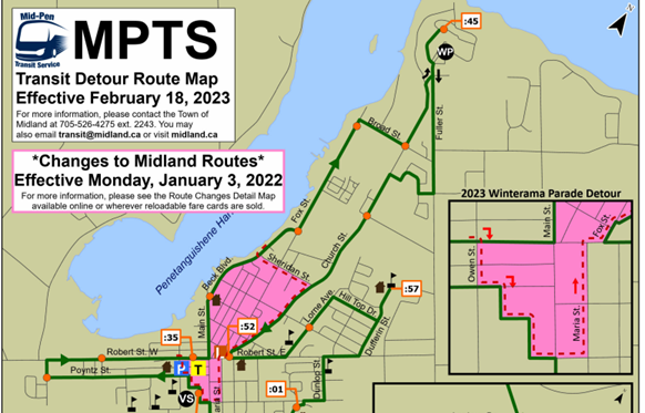 Detour Map